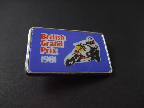 British motorcycle Grand Prix 1981(Silverstone Circuit )